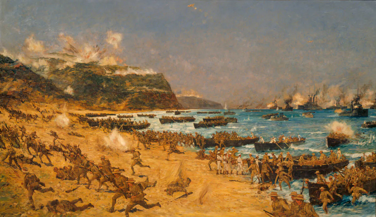 ANZAC soldiers made a difference in World War I. "Landing at Gallipoli in April 1915," Produced by New Zealand Micrographic Services Ltd. (Archives at New Zealand/CC BY-SA 2.0)