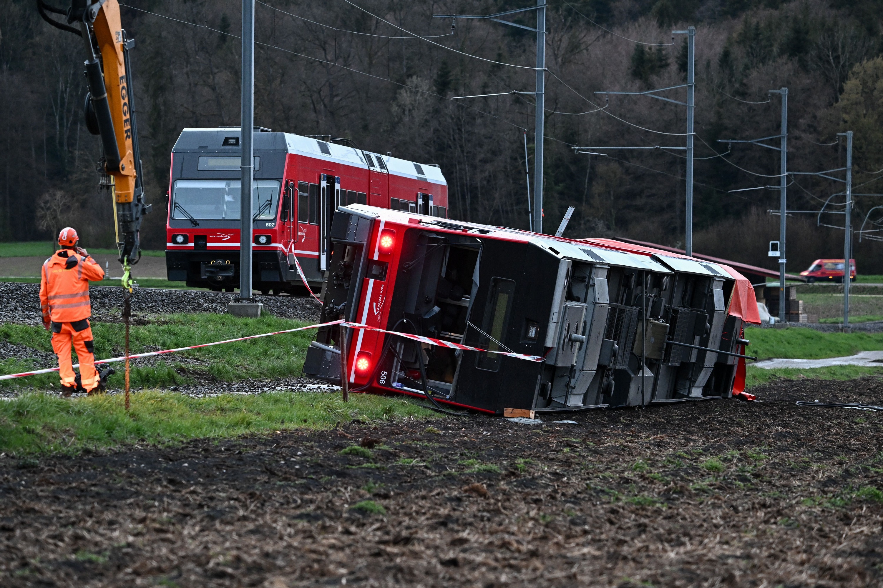 Several Injured as 2 Swiss Regional Trains Derail in Storm - Vimarsana News