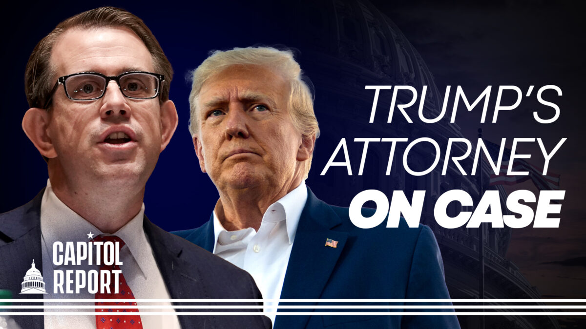 NextImg:Capitol Report: Trump Attorney Discusses Unprecedented Indictment; Trans 'Day of Vengeance' Canceled