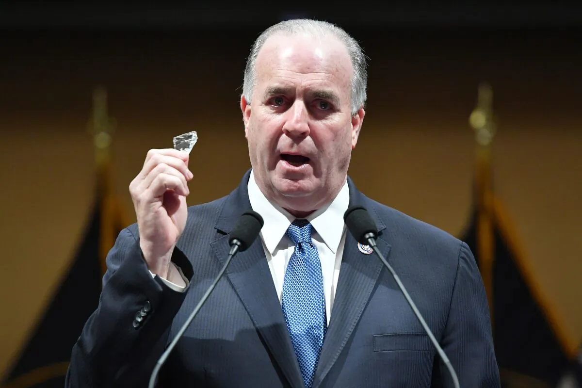 Rep. Dan Kildee (D-Mich.) speaks in Washington on Jan. 6, 2022. (Mandel Ngan/Pool/Getty Images)