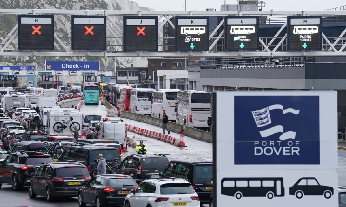 NextImg:Port of Dover Declares Critical Incident as Coaches Stuck in Easter Gridlock