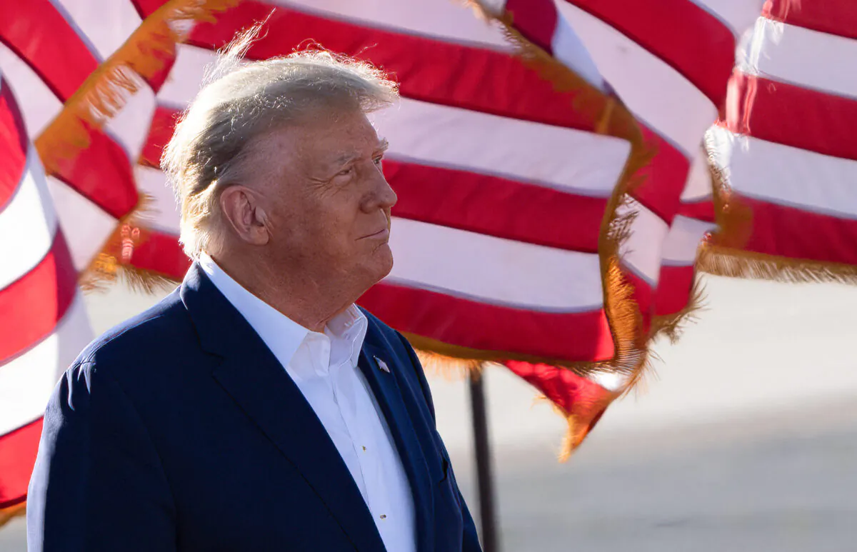 Former President Donald Trump speaks during a 2024 election campaign rally in Waco, Texas, on March 25, 2023. (Suzanne Cordeiro/AFP via Getty Images)