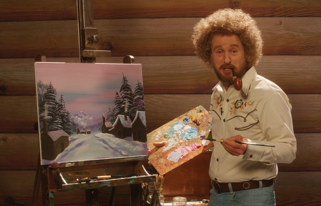 NextImg:Film Review: ‘Paint’: Owen Wilson Doesn't Quite Portray PBS Artist Bob Ross in This Bone-Dry Satire