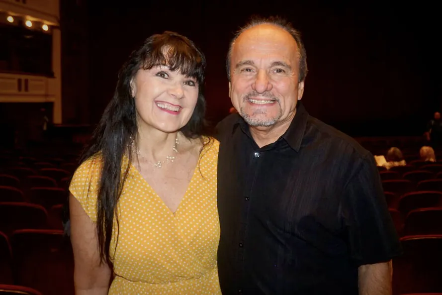 Claire and Rock Wagner attended Shen Yun Performing Arts at the Duke Energy Center for the Arts in the Mahaffey Theater on April 2, 2023. (Yawen Hung/The Epoch Times)