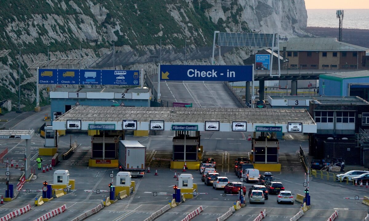 NextImg:Gridlock Cleared at Port of Dover After Weekend of Disruption