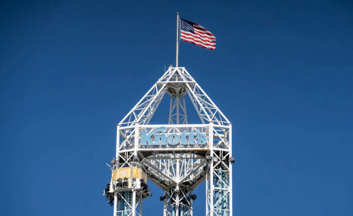Knott's Berry Farm theme park in Buena Park, Calif., on April 3, 2023. (John Fredricks/The Epoch Times)