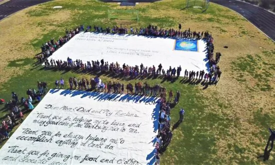 What Does It Take to Write a Thank You Letter the Size of a School Gym?