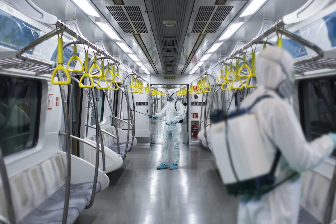 A recently published study found that probiotic-based cleaners completely eliminated pathogens in a subway train after 12 weeks of treatment. (Shutterstock)