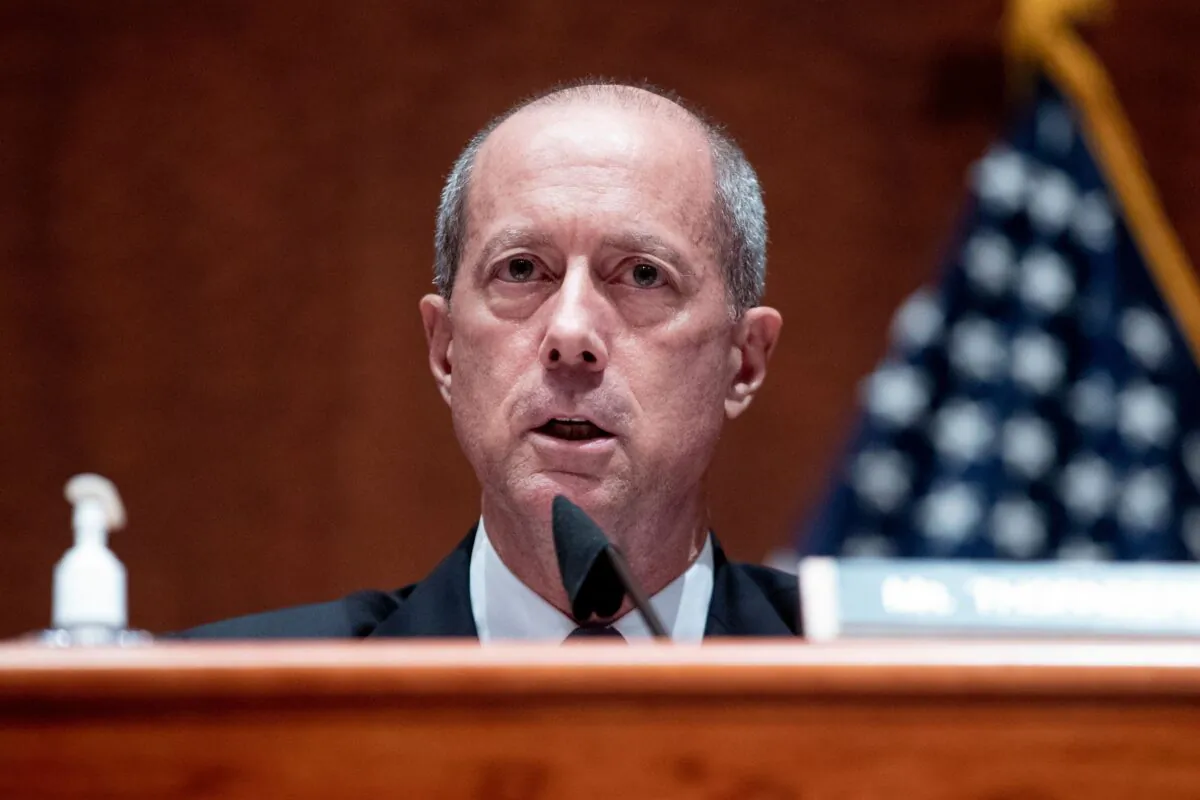 Mac Thornberry, then Ranking Member of the House Armed Services Committee, speaks during a House Armed Services Committee hearing on "Department of Defense Authorities and Roles Related to Civilian Law Enforcement," in Washington, D.C., July 9, 2020. (Michael Reynolds/Pool/AFP via Getty Images)