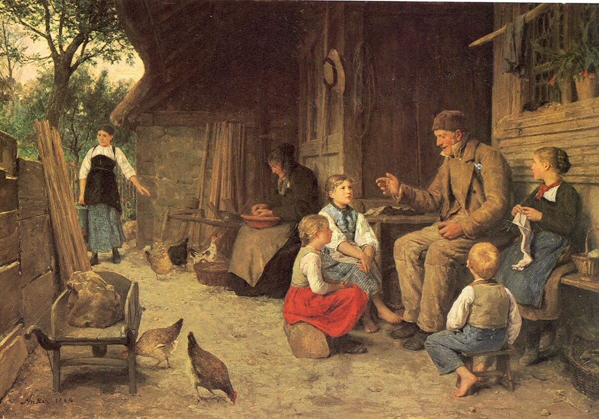 NextImg:Family Fables: Albert Anker’s ‘Grandfather Telling a Story’