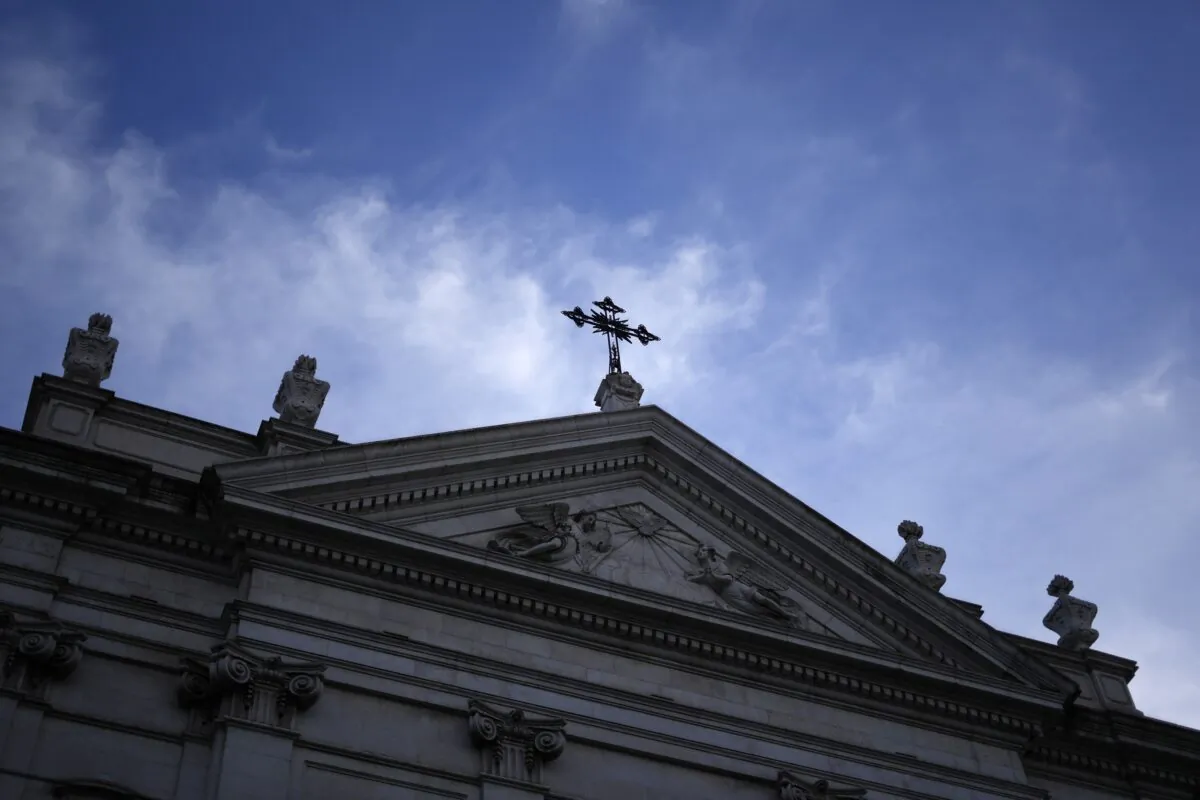 A Roman Catholic church in Lisbon, Portugual, is pictured on Feb. 10, 2023. (Armando Franca/AP Photo)