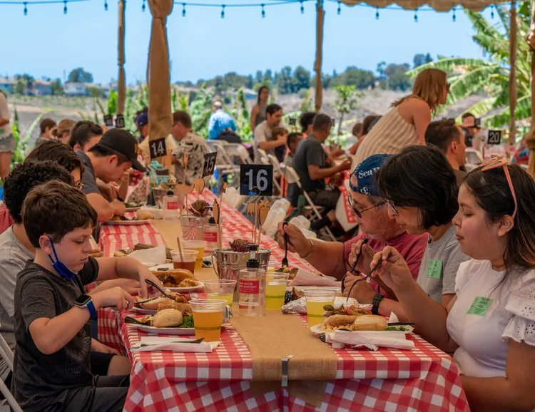 Easter Hilltop Picnic at Tanaka Farms in Irvine, Calif. (Courtesy of Tanaka Farms)