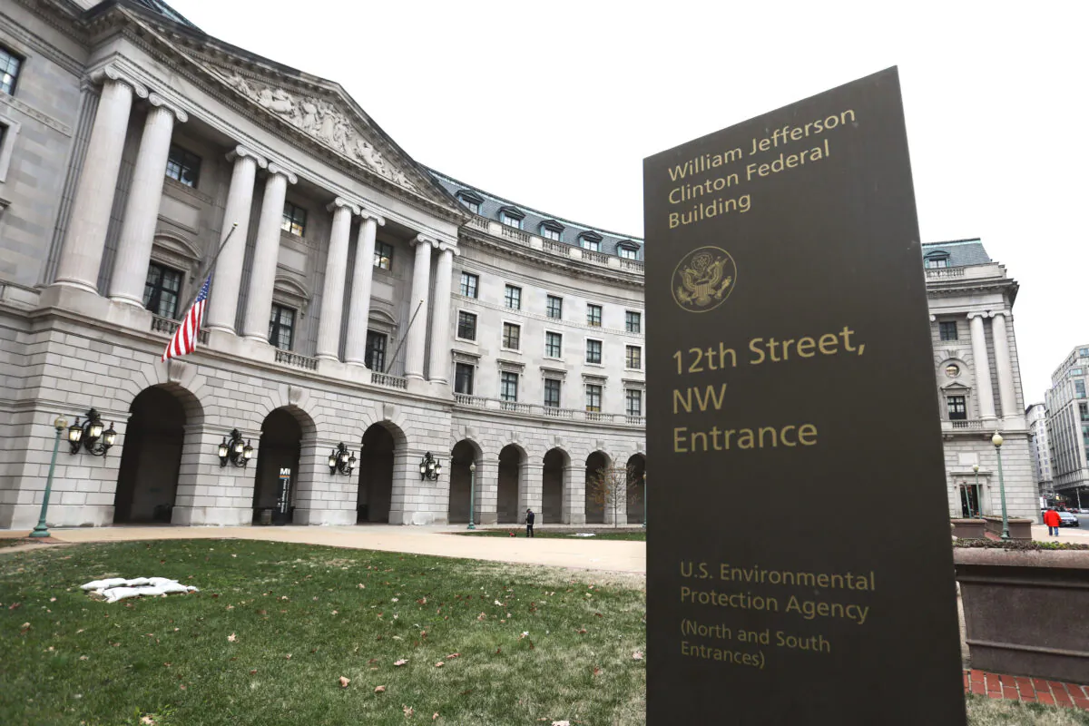 The Environmental Protection Agency in Washington on Dec. 12, 2018. (Samira Bouaou/The Epoch Times)