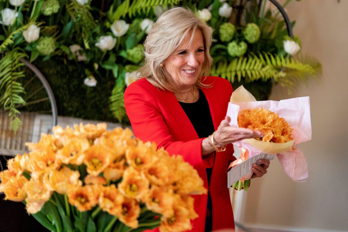 NextImg:Jill Biden Hosts Media Preview of State Dinner With South Korean President