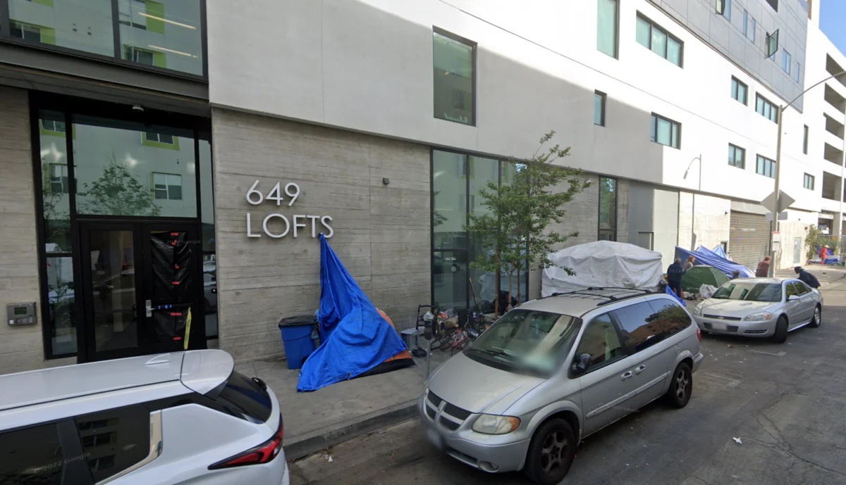 649 Lofts in the 600 block of Wall Street in Los Angeles. (Screenshot via Google Street View)
