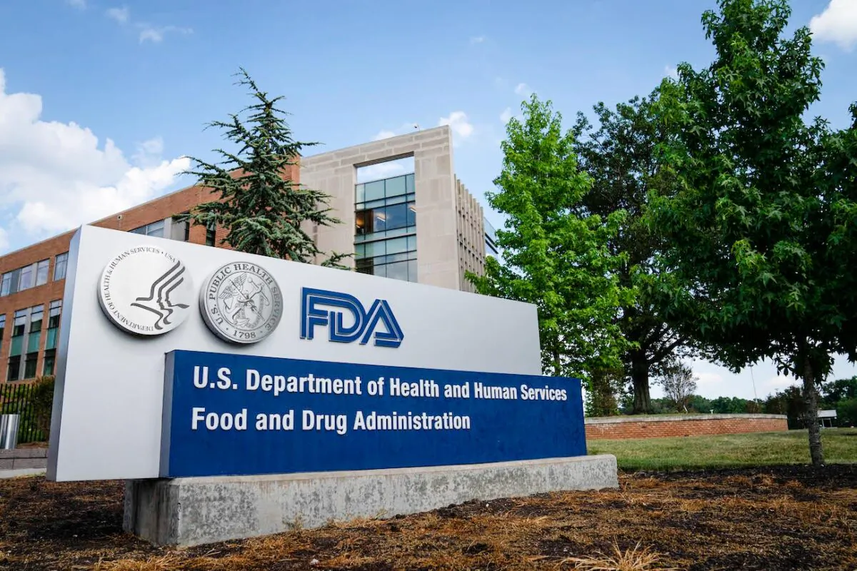A sign for the Food And Drug Administration is seen outside of the headquarters in White Oak, Md., on July 20, 2020. (Sarah Silbiger/Getty Images)