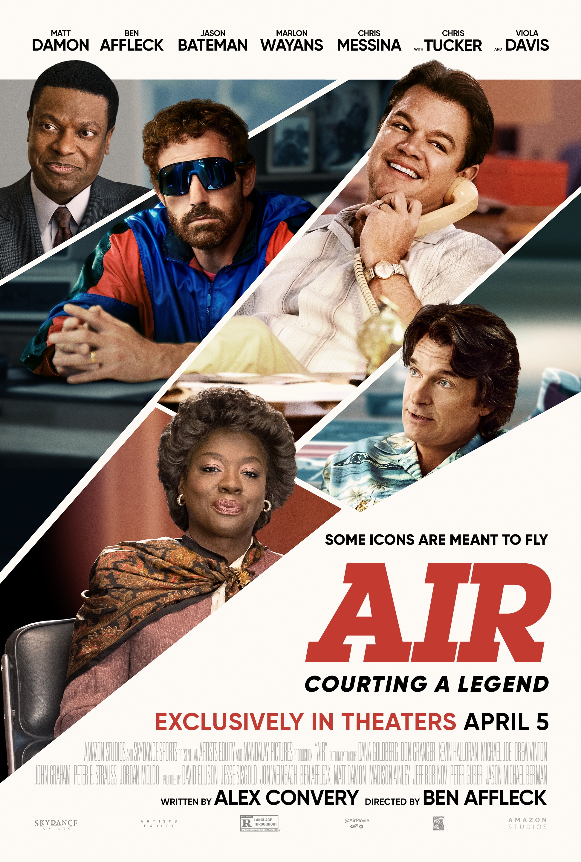 Movie poster for "Air." (Warner Bros. Pictures)