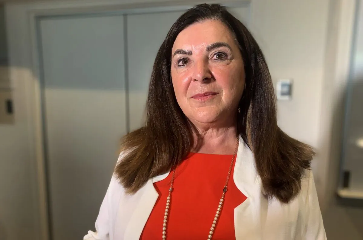 Memorial University president Vianne Timmons is seen at the university in St. John's, July 9, 2021. (The Canadian Press/Sarah Smellie)