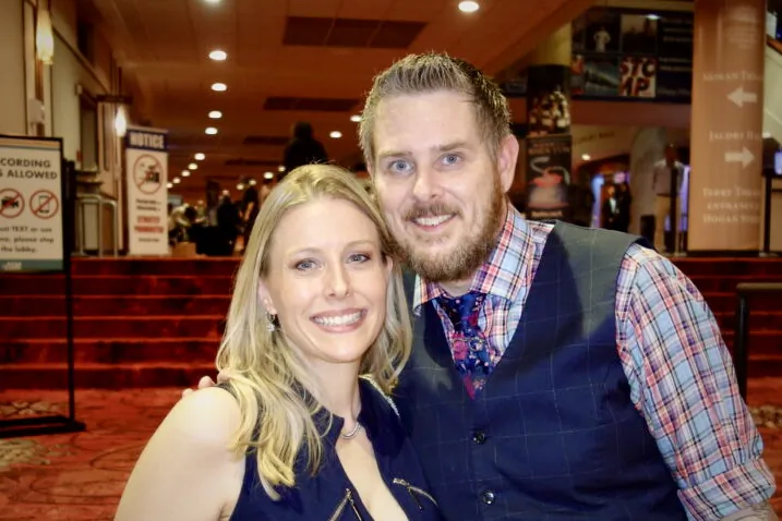 Kimberly and Chad Howard attended Shen Yun Performing Arts at the Jacksonville Center for the Performing Arts on April 6, 2023(Lily Yu/The Epoch Times)