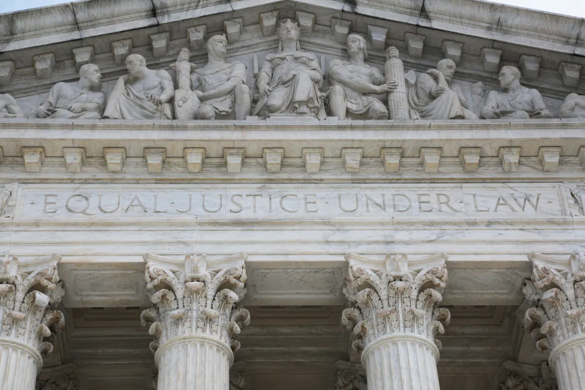 The U.S. Supreme Court in Washington on March 23, 2023. (Richard Moore/The Epoch Times)