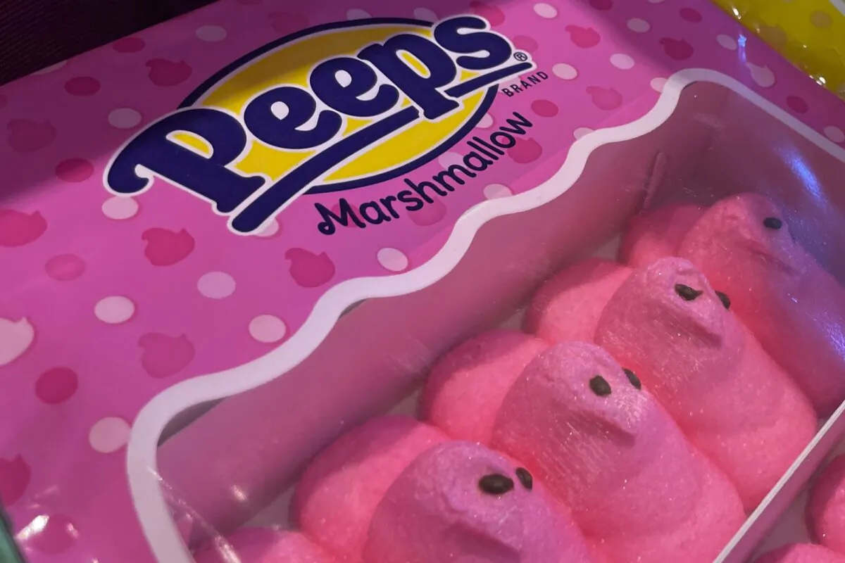 Marshmallow Peeps candy is on display at a store in Lafayette, Calif., on March 24, 2023. (Haven Daley/AP Photo)