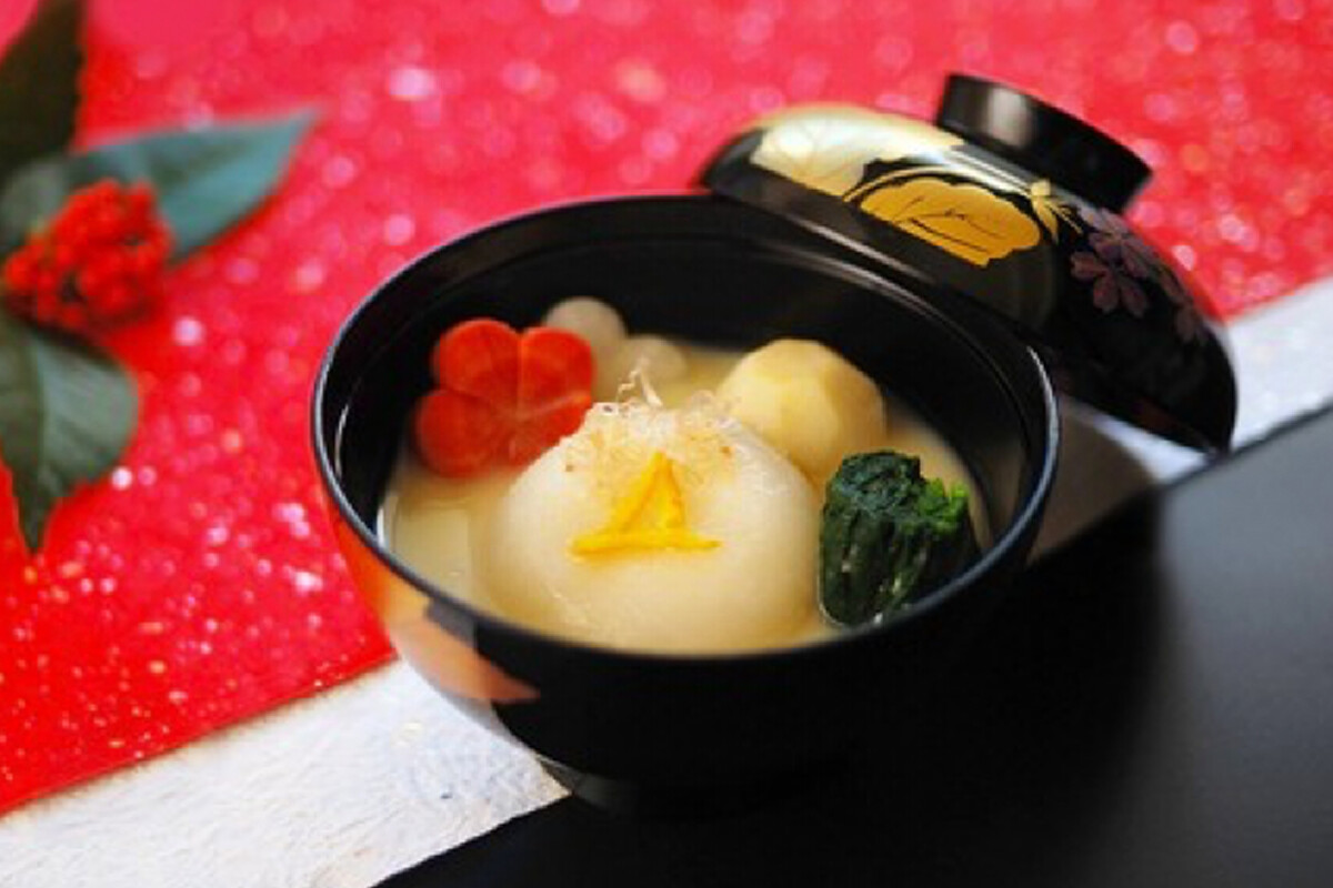 Miso soup, a traditional Japanese dish. (Ministry of Culture, Japan)