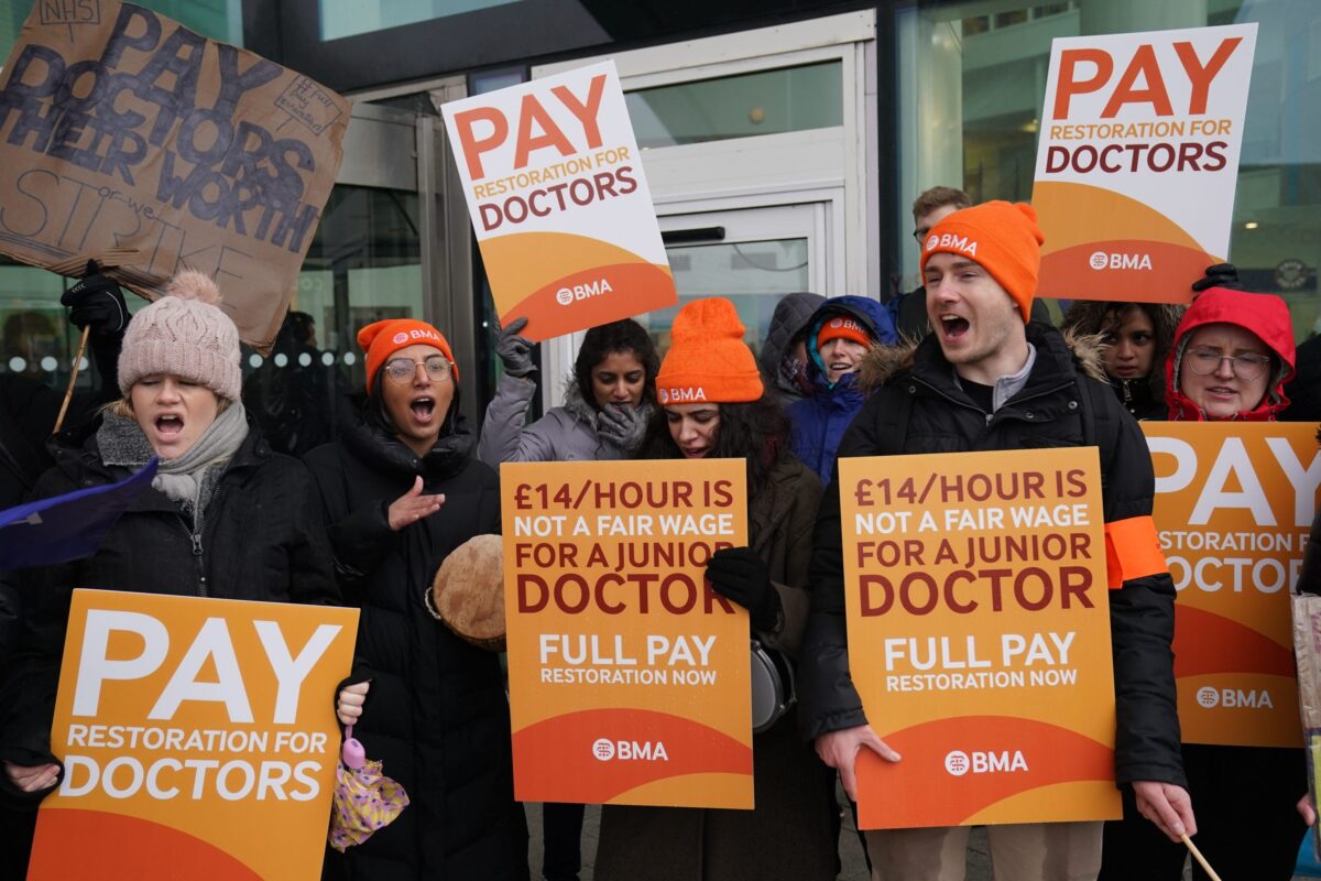 NextImg:Four-Day Walkout by Junior Doctors ‘Could See 250,000 Appointments Postponed’