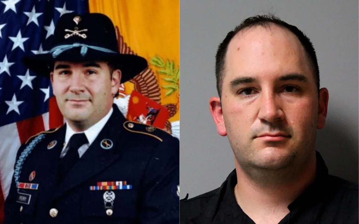 U.S. Army Sgt. Daniel Perry in file images. (Courtesy of Broden & Mickelsen/Austin Police Department)