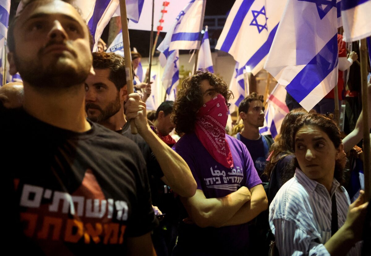 NextImg:Israel Rejects Claim Mossad Backed Judiciary Overhaul Protests