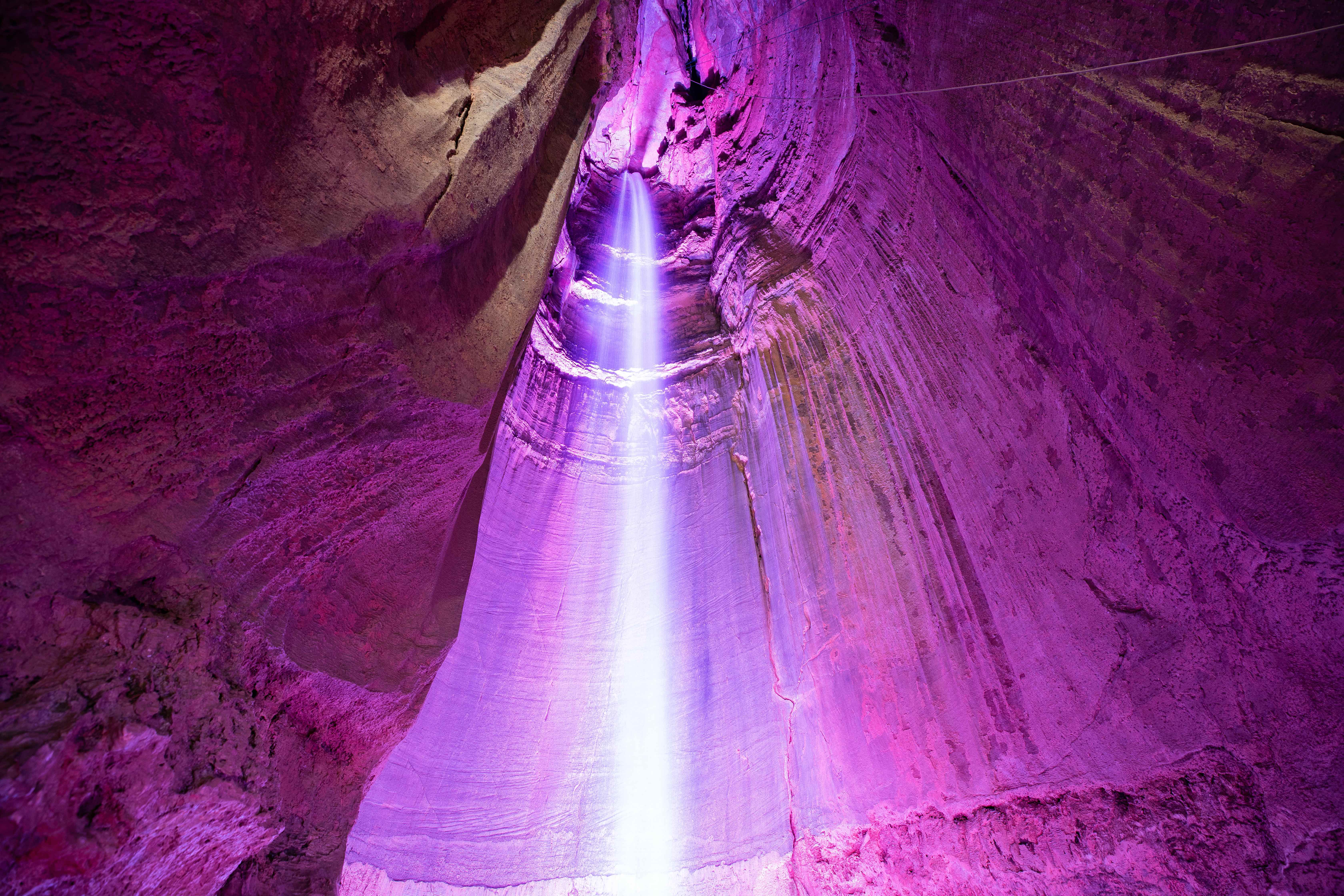 Ruby Falls, Chattanooga, Tennessee. 