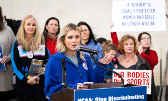 Riley Gaines, Women Sports Advocate Rallies With Reps. for Women’s Bill of Rights