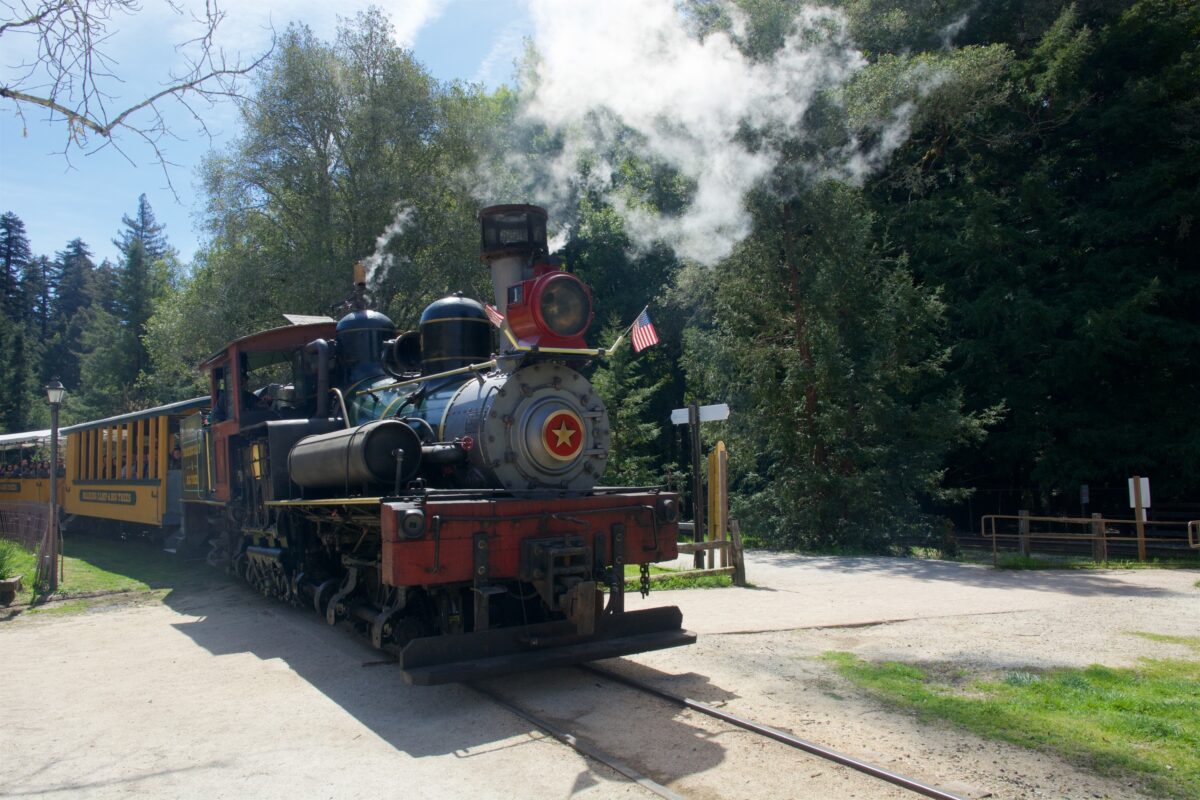 NextImg:A Ride on Roaring Camp’s Redwood Train in Felton, California