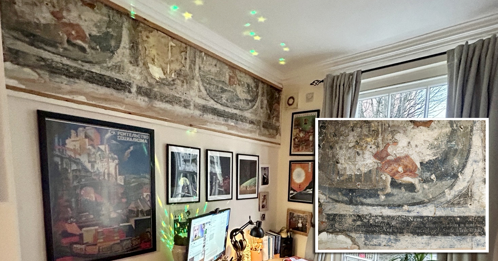 NextImg:Man renovating kitchen discovers historic 400-year-old paintings that are of ‘national significance'