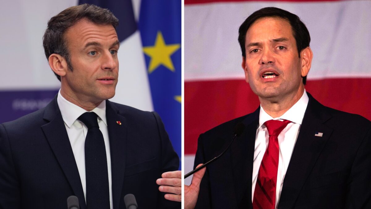 NextImg:Rubio Responds to Macron's Call to 'Break Away' From US After China Meeting