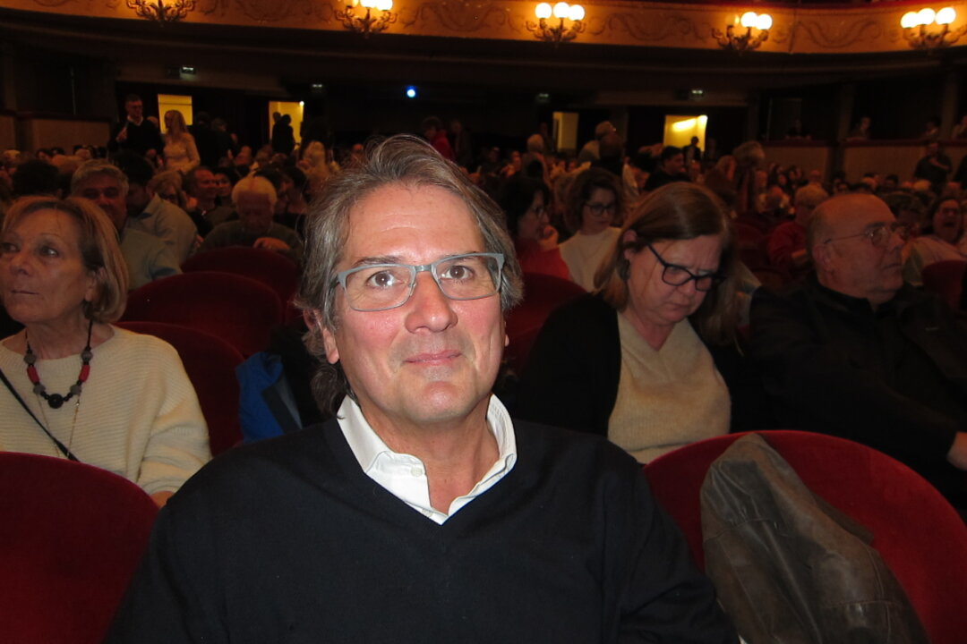 Jacopo Nori enjoyed Shen Yun at the Teatro Verdi in Florence, Italy, the afternoon of April 10, 2023. (Massimo Marcon/The Epoch Times)