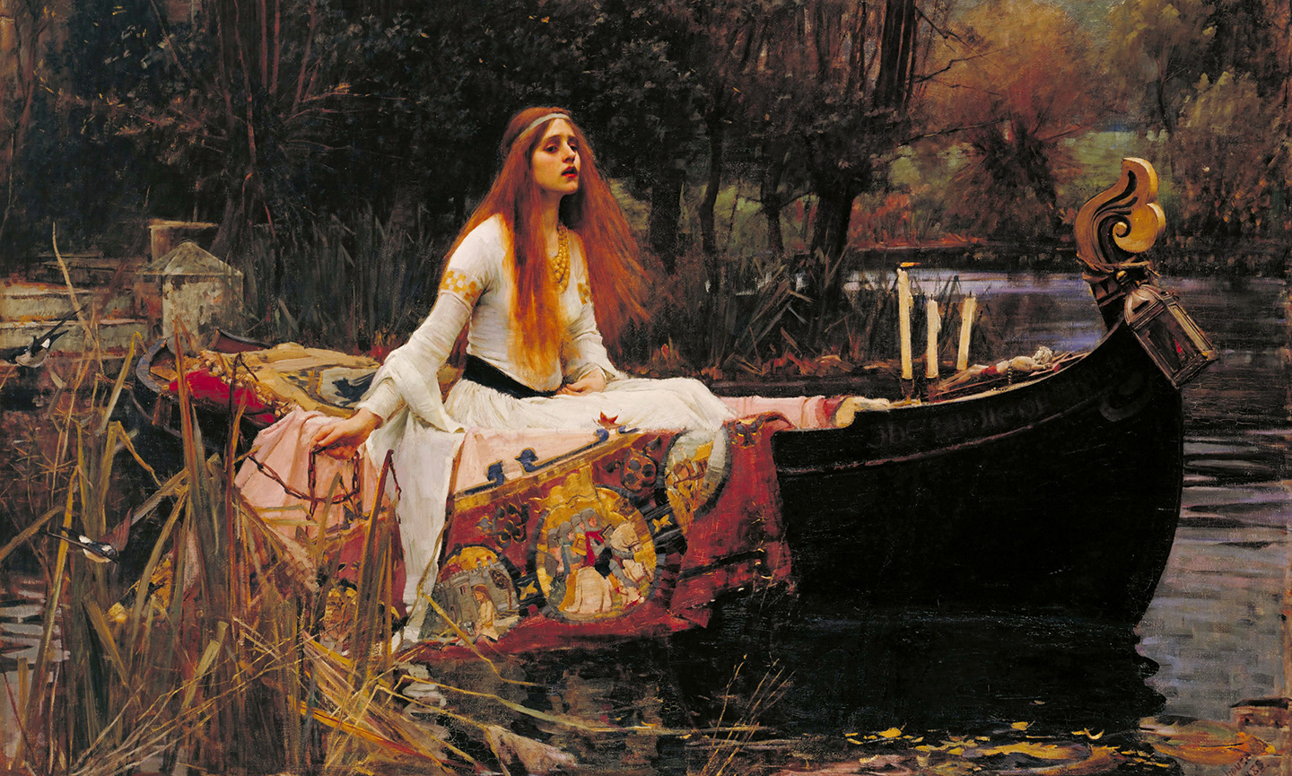 Lady of shalott картина