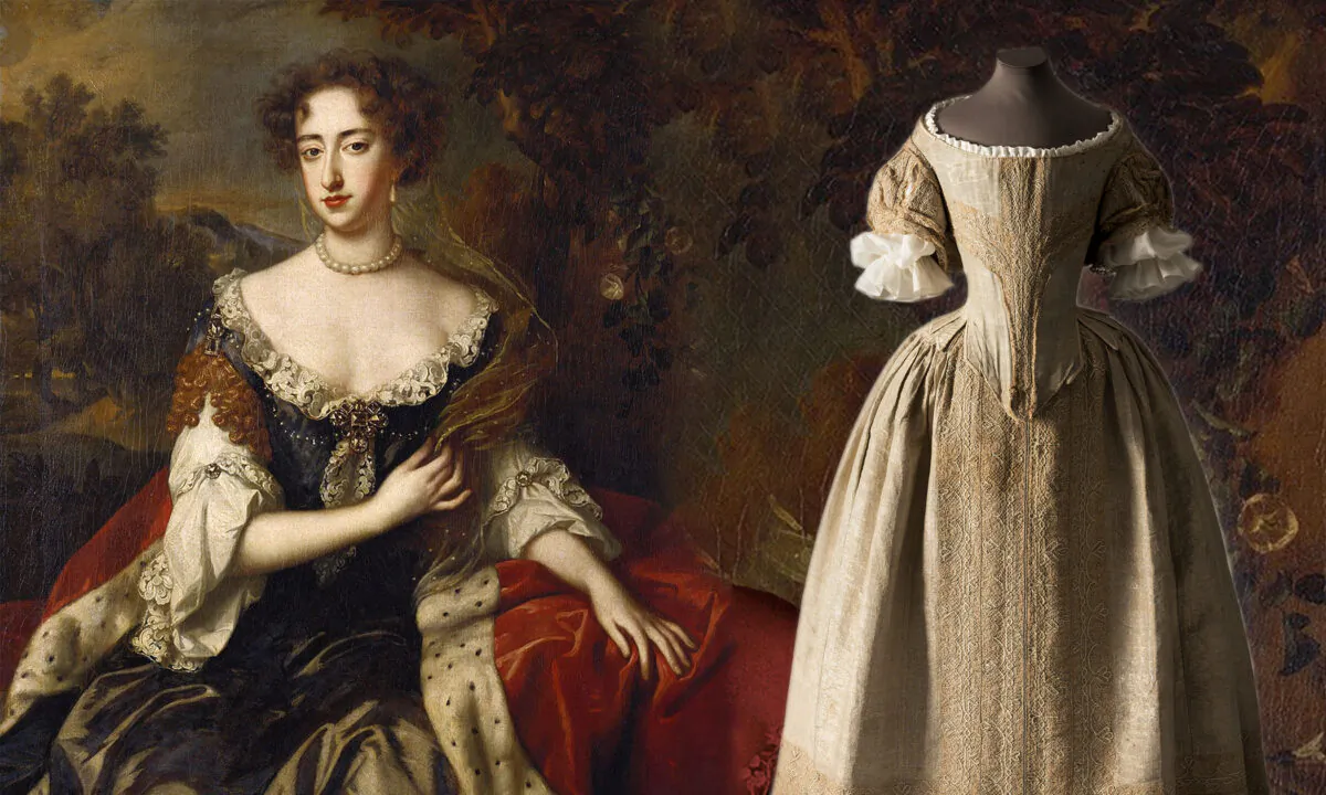Illustration: (Public Domain); INSET: (Courtesy of Fashion Museum Bath)