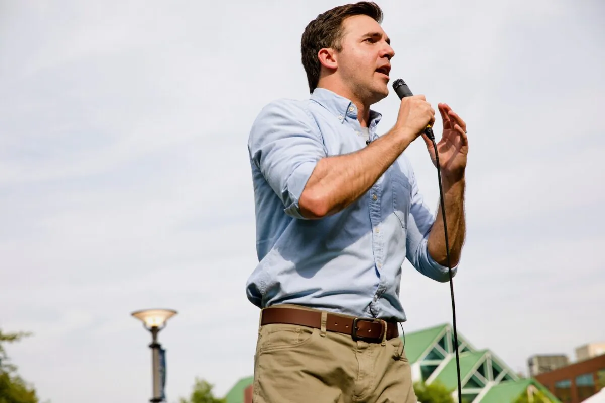 Jeff Jackson in a 2022 campaign photo. (Courtesy of Jeff Jackson for Congress)