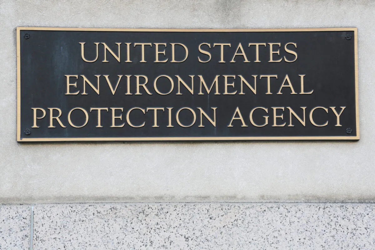 The Environmental Protection Agency headquarters in Washington on March 23, 2023. (Richard Moore/The Epoch Times)