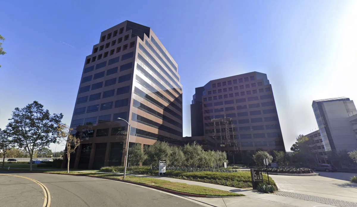 The Griffin Towers in Santa Ana. (Screenshot via GoogleMaps.com)
