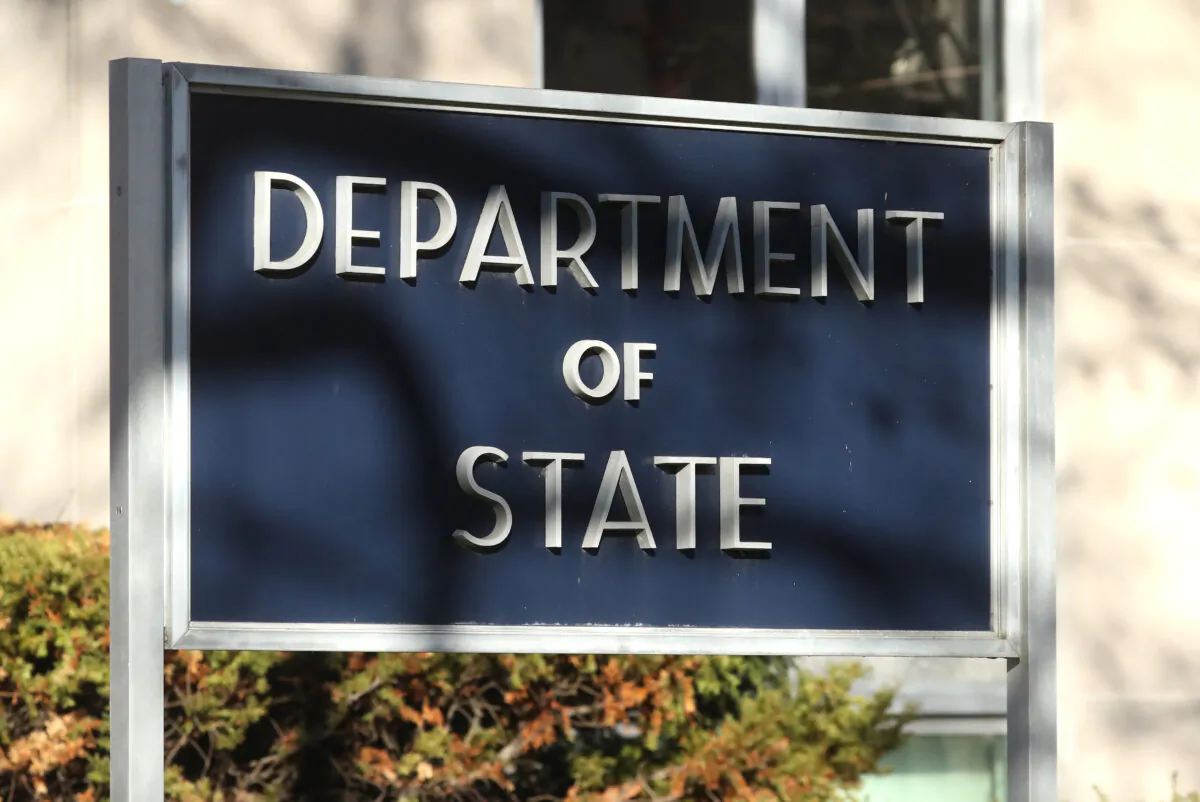 The U.S. Department of State is seen in Washington on Jan. 6, 2020. (Mark Wilson/Getty Images)