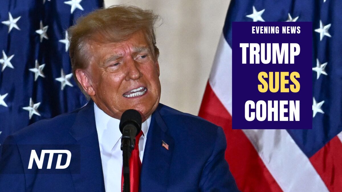 NextImg:NTD Evening News (April 12): Trump Sues Former Lawyer Michael Cohen for $500 Million; 2nd Expelled TN Democrat Lawmaker Reinstated