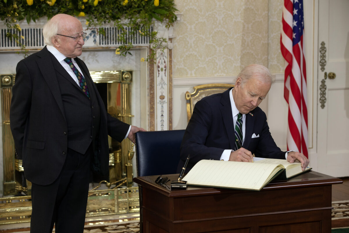 NextImg:Biden Addresses Irish Lawmakers