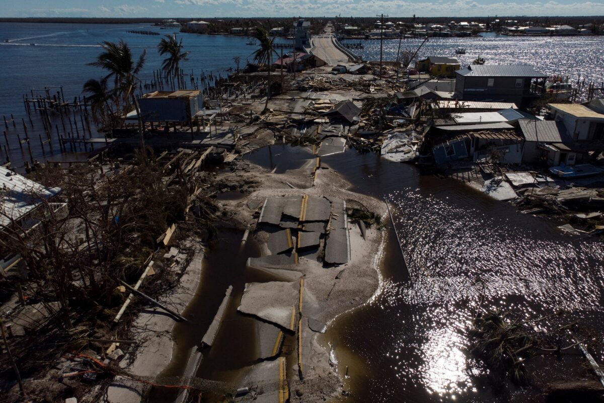 Hurricane Ian damage