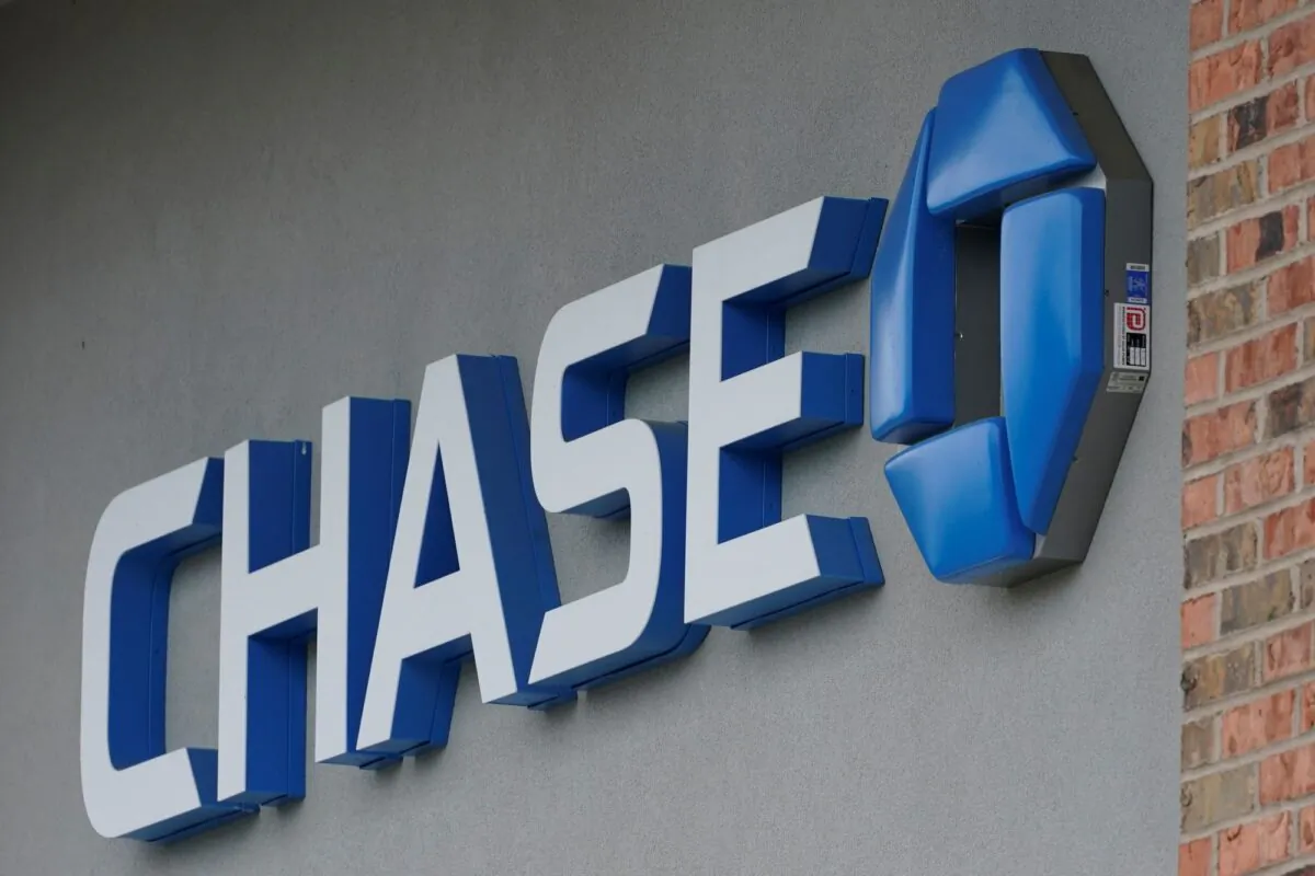 A Chase bank sign in Richmond, Va., on June 2, 2021. (Steve Helber/AP Photo)