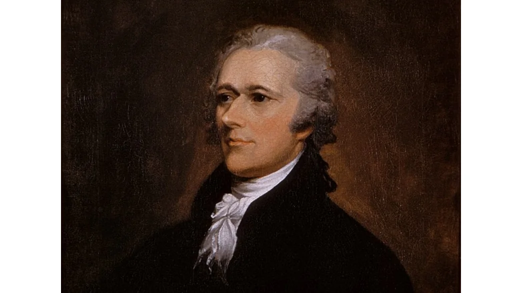 Alexander Hamilton, with help from John Jay and James Madison, published “The Federalist Papers,” a series of essays written to defend and promote the proposed U.S. Constitution. "Portrait of Alexander Hamilton," 1806, by John Trumbull. (Public Domain)