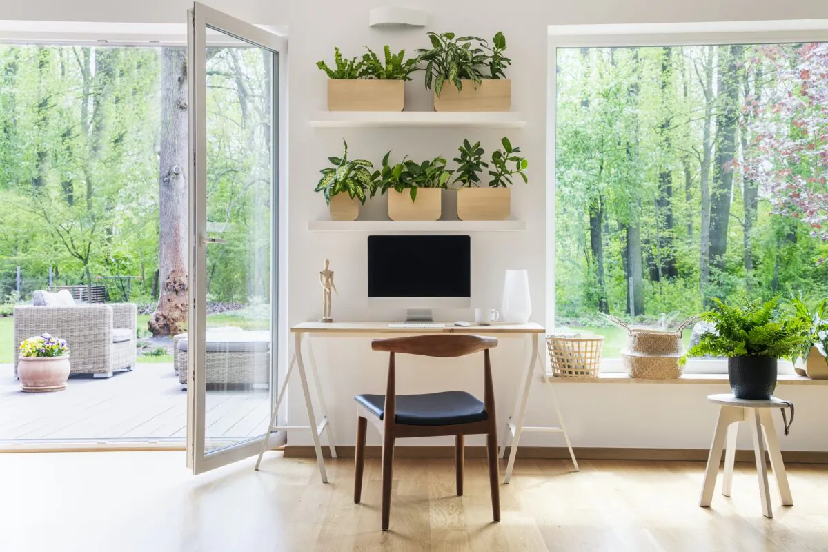 Trees and plants can go a long way in helping a workspace feel modern and fresh. (Dreamstime/TNS)