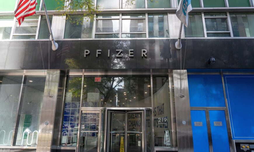 Pfizer suffers huge losses as COVID vaccine demand declines.