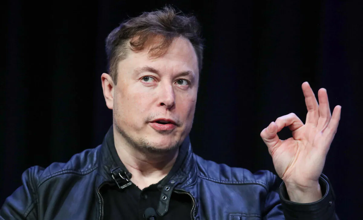 Elon Musk speaks at the 2020 Satellite Conference and Exhibition in Washington, D.C., on March 9, 2020. (Win McNamee/Getty Images)