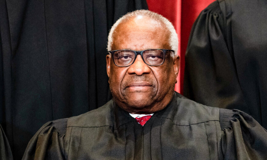 Senate Democrats claim that Supreme Court Justice Clarence Thomas did not fully repay a significant portion of his 7,000 RV loan.